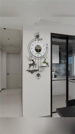 Beautiful Clock setup #interior444 #homedecor #home #decoration #interior #furniture#shorts#trending
