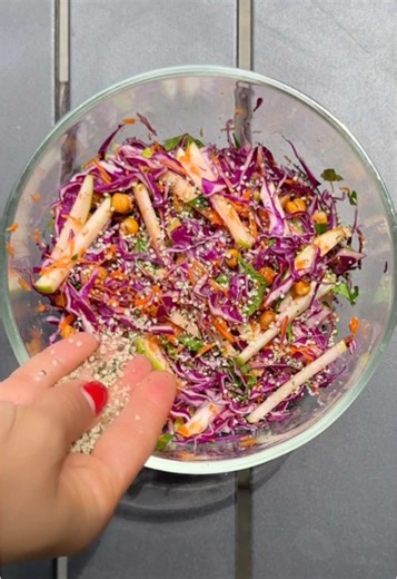 Delicious Gut-Loving Purple Cabbage Salad Recipe