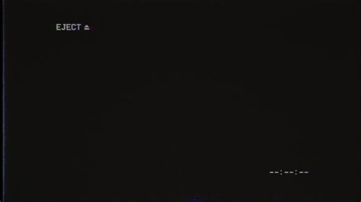 VHS Eject symbol interface for overlay