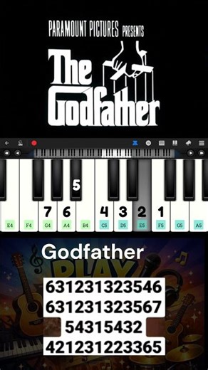 Godfather Theme on Keyboard | Robert Duvall | Play Music For Beginner #pianotutorial #piano #music