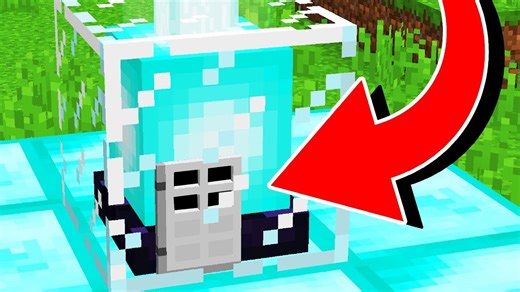 How to live inside a functional beacon in Minecraft