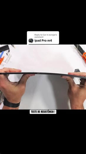 Teste de Resistência do iPad Pro na Europa