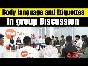 Etiquettes in English Group discussion | How to win group discussion |GD class | English GD|WellTalk
