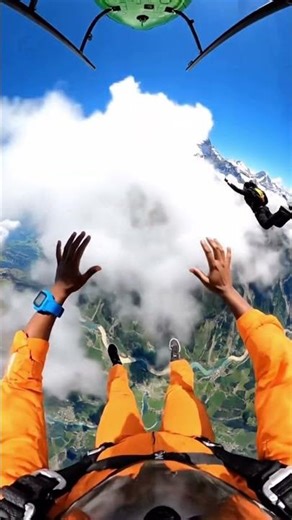 Is this the best skydiving view in the world? #shorts #gopro #skydiving