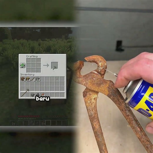 pickaxe terpanjang nih! #kittengaming #minecraft #minecraftmemes #minecraftindonesia