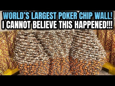 💰WORLD’S “LARGEST” POKER CHIP WALL CRASHED! $20,000,000.00 BUY IN High Limit Coin Pusher! (MEGA WIN)