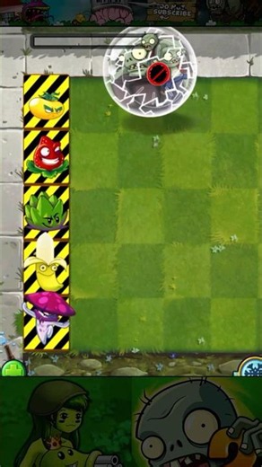 PvZ2 - 5 Plants vs Hamster Ball in Protect the Plant #Shorts #pvz #pvz2 #pvz2gameplay