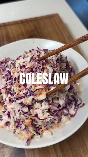 Công thức Coleslaw (Bắp cải trộn) — Dễ làm, bảo quản 3 ngày