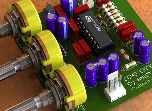Cara Menampilkan Layout 3D di Aplikasi Eagle - PCB Design Tutorial - PCBway