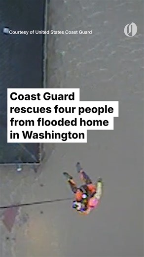 U.S. Coast Guard crews, including members of Oregon’s Astoria station, pulled off a dramatic helicopter rescue in western Washington on Wednesday after continued heavy flooding stranded four residents in an attic. Officials called in the aircraft because ground crews were unable to reach the stranded Washingtonians as floodwaters as high as 10 feet surrounded the house, according to the Coast Guard. Click the link to read more: https://www.oregonlive.com/news/2025/12/watch-astoria-coast-guard-he