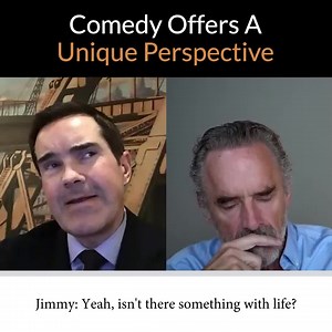 Great to have @Jimmy Carr on the podcast discussing comedy and truth. Episode linked below. | Dr Jordan B Peterson