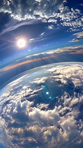 You Won’t Believe How Beautiful Earth Looks From Above #earth #space #earthview #shorts #sky #clouds