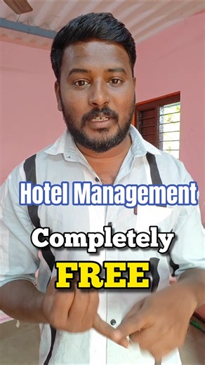 FREE Hotel Management Training 🔥 | Salary with Hotel Job | Gowtham 360 #gowtham360 #hotelmanagement