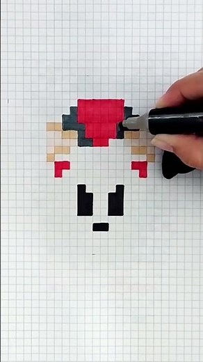 Pintando a SHADOW de Sonic en Pixel art #art #pixelart #artwork #dibujo #tutorial #artist #shadow