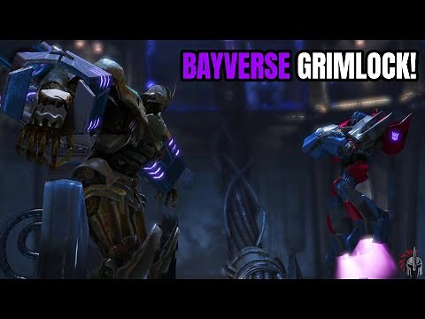 Transformers Fall of Cybertron – Bayverse Grimlock Mod (4K Ultra Modded Gameplay)