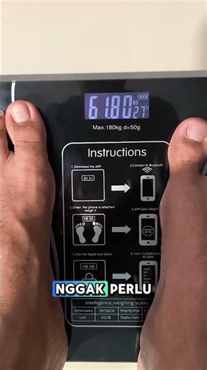 Bluetooth Digital Bathroom Scale! Modern Tempered Glass Design ⚖️📱