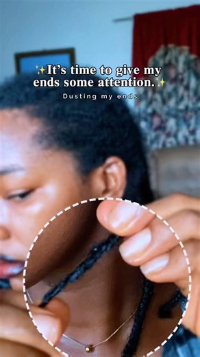 6-Week-Old Cornrows Maintenance | Dusting My Ends Before Takedown Day #naturalhaircare