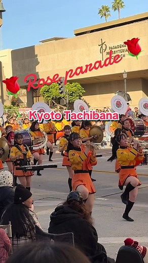 京都橘高校吹奏楽部のローズパレード2025