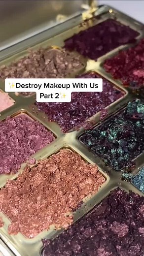 Reply to @makaylamonterosso You asked, so we did it 😱❤️ Destroying Makeup #oddlysatisfying #fyp #destroyingmakeup #mesmerizing