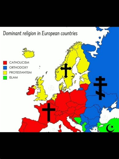 The Religious Map of Europe Explained 🌍⛪