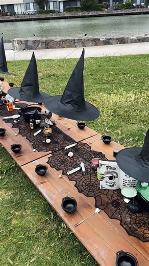 Halloween at The Messy Club! 👻 Such an incredible fun, spooky and sensory filled event! Thank you to everyone who came down, dressed up and played in the unexpected rain! 🌧️ 🎃 Is it too early to put up my Christmas tree now? 😅 🎄 #potionplay #potionfizz #potionparty #messyplay #messyplaymelbourne #contentcreator #brandrepsearch #australiancontentcreators #halloween #melbournehalloween #halloweenpotions | The Messy Club