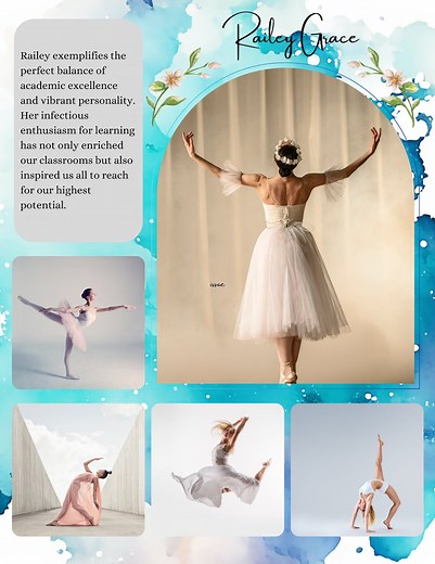 Full & 1/4 Page Recital Ad for Dance Studio Program | Easy Edit in Canva at Home | Senior Student Dance Shout Out | Recital Playbill Feature - Etsy