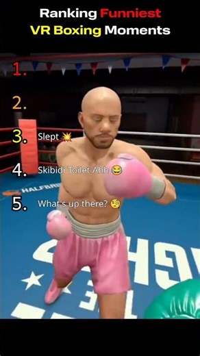 RANKING Funniest VR Boxing Fails 🥊😂 #shorts