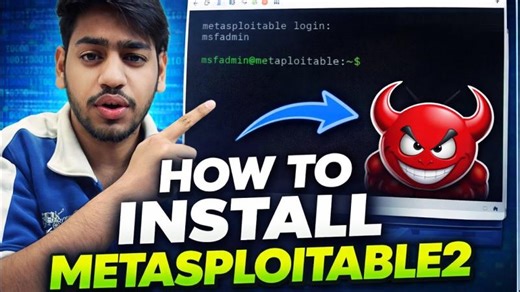 Metasploitable2 Installation Guide (Beginner Friendly) 💻 | Himanshu Shah