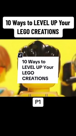 10 Ways to LEVEL UP Your LEGO CREATIONS #ways #lego #creations #fyp P1