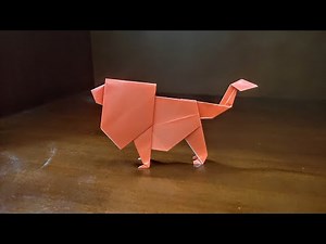 Origami Lion Easy - How To Make An Origami Lion - Origami Tutorial Easy