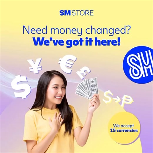 1.9K views | Trade your foreign banknotes safely and easily at #SMStoreTuguegarao! Currency Exchange is available everyday at SM Store, Level 1.  SM Store, Your Every Day Store | SM City Tuguegarao | Facebook