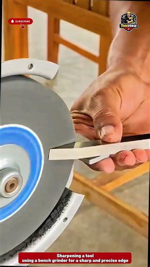 Sharpening Tools Using a Bench Grinder for Precision #powertools
