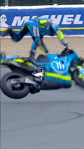 Ai Ogura's massive SPINNING crash from FP1 🌀 | 2025 Czech GP