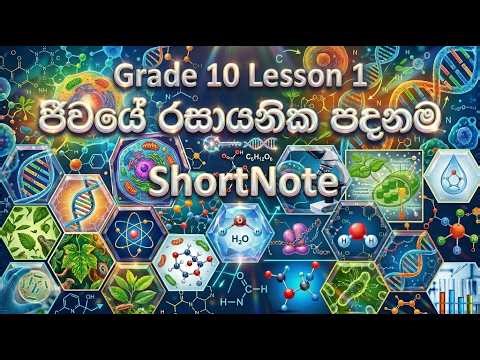 Grade 10 Science Lesson 1 Shortnote (2 .0)