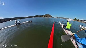 4 of our members did a 20km 3hr combined runners and downwind paddle this morning off Little Box head. Great training for the Makai Cup Feb 14. Scott , Es , Jennifer, Hellsbells. | Te Ika Nui