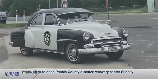 Classic police cruiser roars back to function in Gladewater