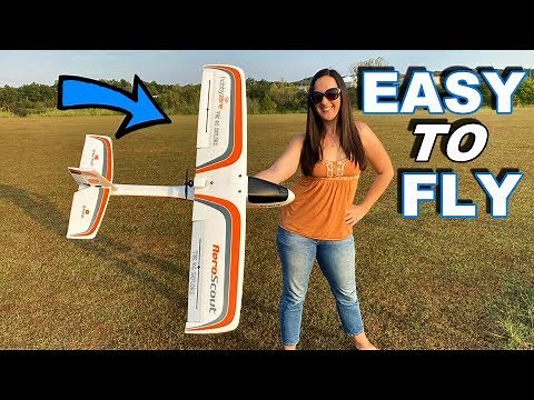 RC SMART Plane - Easy to Fly Beginner Airplane - Aeroscout S - TheRcSaylors