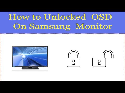 How to Unlock OSD Settings on Samsung Monitor. Fixed Samsung Monitor menu.#samsung #osd #S22E65OD