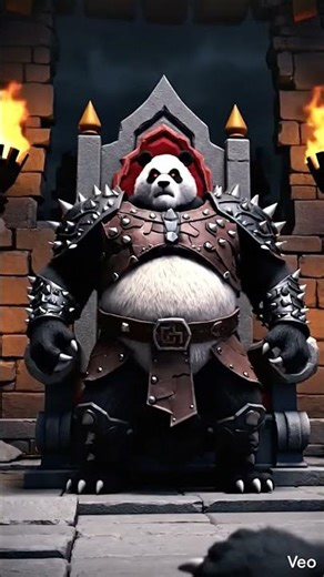 Panda Power vs Tiger Fury #shortsvideo #shortsfeed #panda #animation