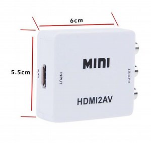 [Hot Item] Support 1080P HDMI to AV Mini Converter HD Video Converter Adapter