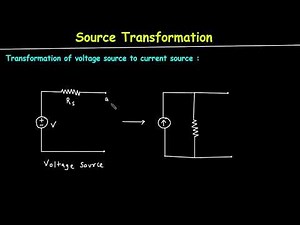 Source Transformation | Transformation of voltage source to current source | Electrical Engineering