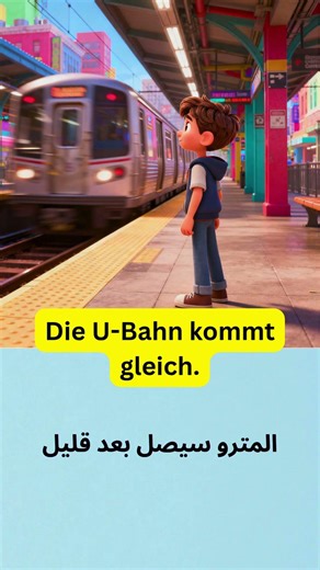Deutsch lernen im Alltag 🚇 | Einfache Sätze A1–B1 #deutschlernen #learnGerman #germanlanguage