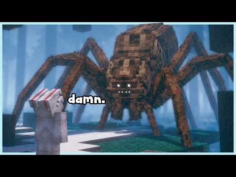VR Minecraft + Big Spiders = Bad Day