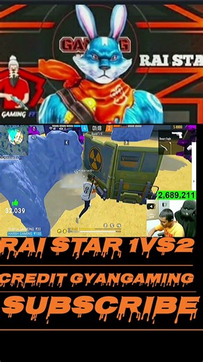 Rai Star ka old Custom 1vs2 🥶 #gyangaming #sniperlord #raistar #2zgamingff #shorts