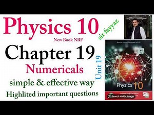Physics class 10th | chapter 19 | Electromagnetism | Numerical problems | NBF | simple way | unit 19