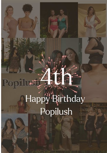 Four years of redefining shapewear, celebrating curves, and YOU! 🎂❤️✨ Popilush was built with a vision to enhance what women already love about their bodies, and you brought it to life! Here’s to confidence without compromise and many more years ahead. 🎉 @Eve #yourvacationoutfit #popilush #PL4