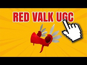 HURRY! ROBLOX RED VALK UGC...