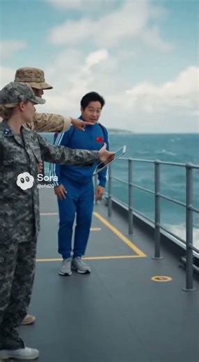 China in a War Scenario: Confused Chinese Navy Officer Accidentally Boards U.S. Ship 🇺🇸🇨🇳 (Comedy)