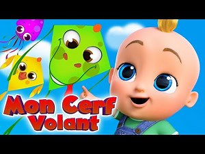 Mon Cerf Volant Chanson 🪁 | Chanson des Couleurs 🌈 pour Bébé | Comptines pour enfants