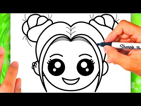 COMO DESENHAR UMA MENINA FÁCIL